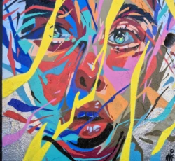 nks_abstractface woman torre graffiti