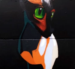 Particular - 1x2 metros - spray cat graffiti