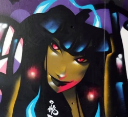 nks_vampire vampire girl graffiti